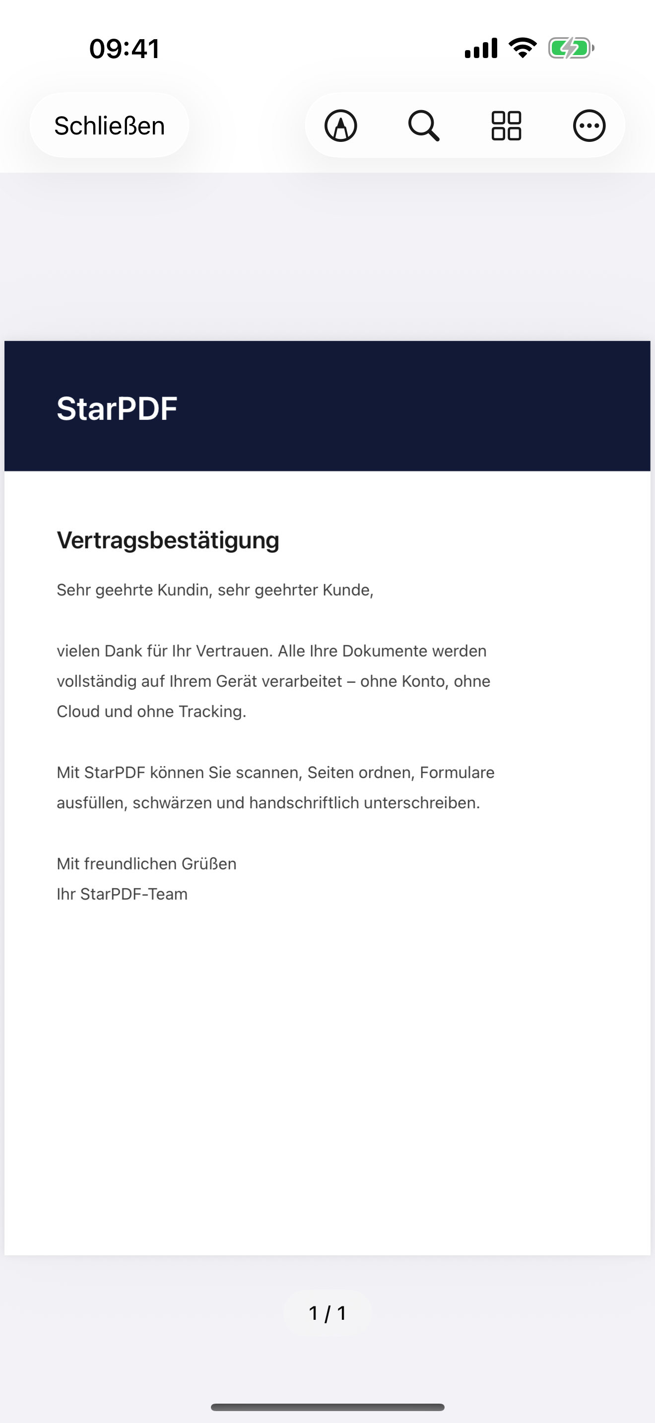 Dokumentenansicht